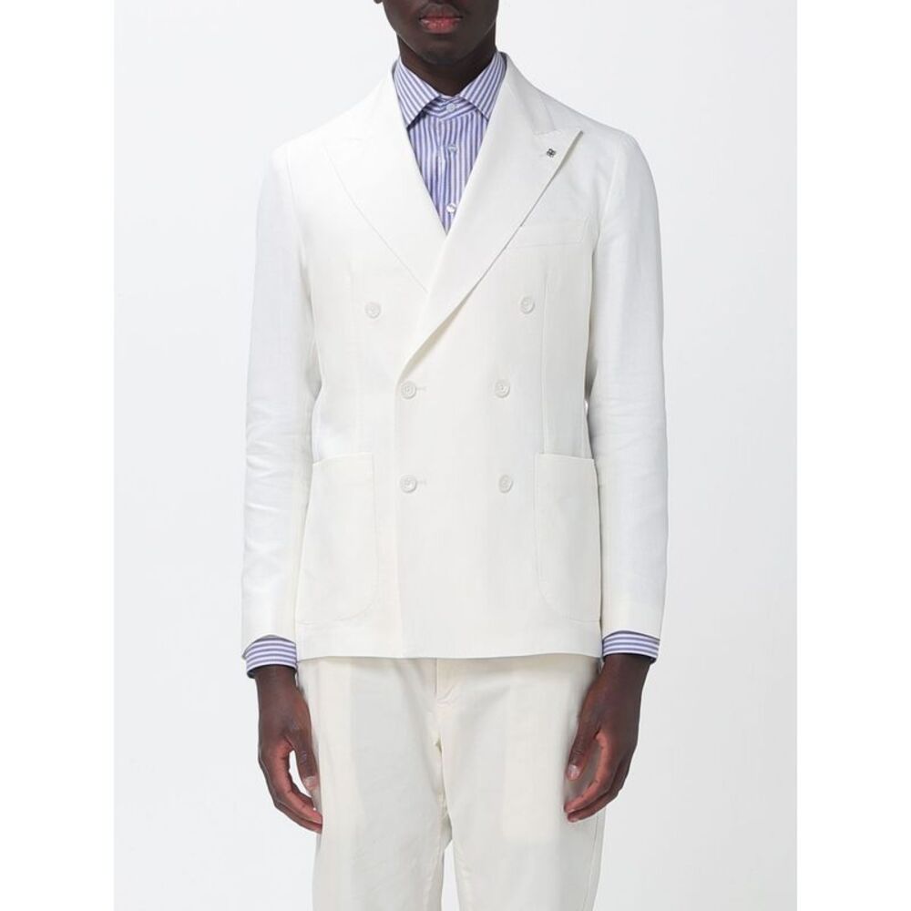 Tagliatore Jacket Men Yellow Cream